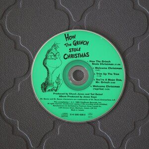 How the Grinch Stole Christmas CD Compilation.